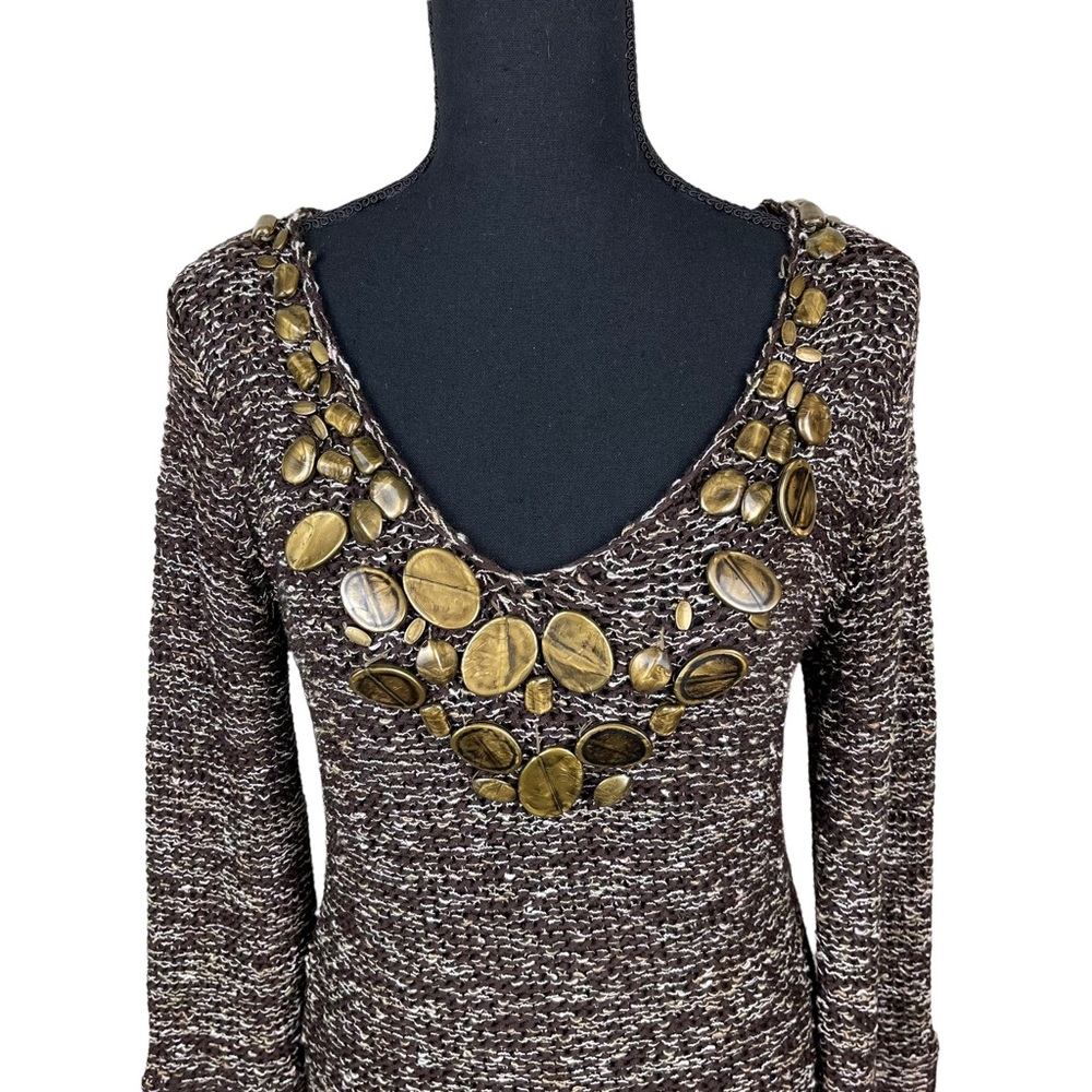Vertigo Paris Vintage Sweater Tunic‎ Size Small - Picture 5 of 11
